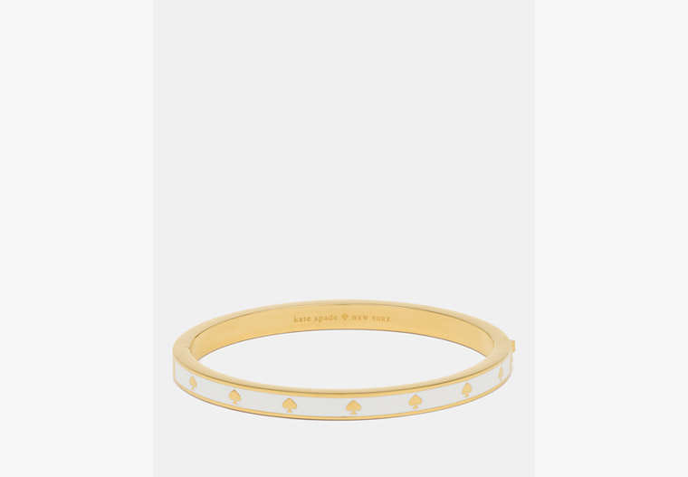 Kate Spade Spot The Spade Enamel Hinged Bangle