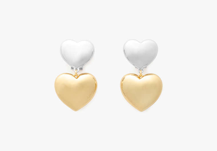 Kate Spade Heart You Double Drop Earrings