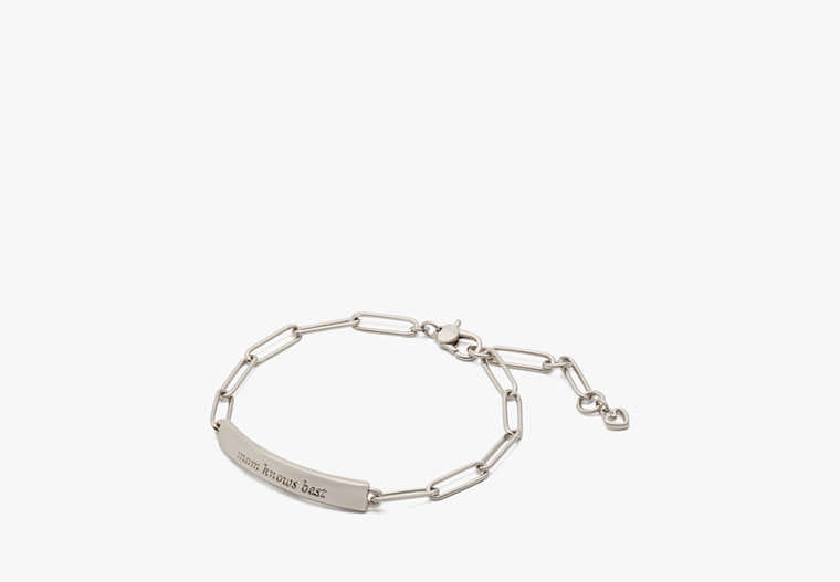 Kate Spade Mom Knows Best Id Bracelet