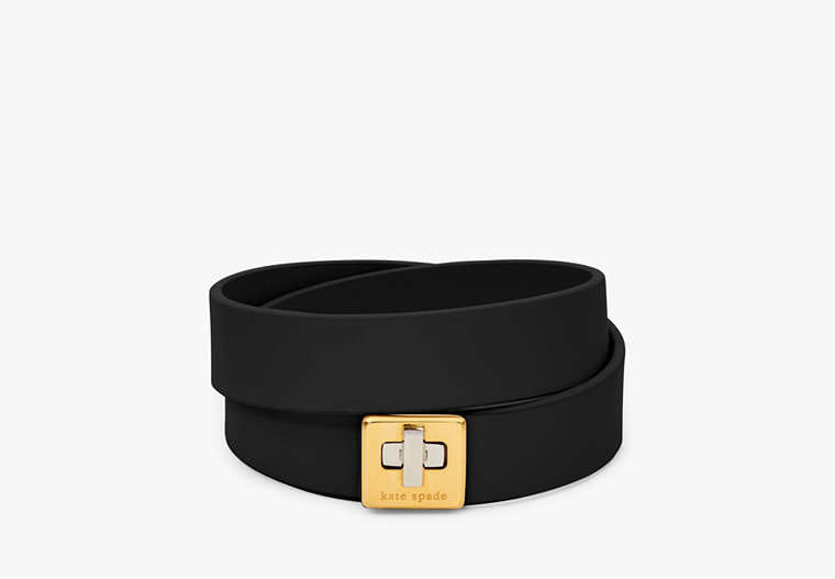 Kate Spade Phoebe Leather Double Wrap Bracelet
