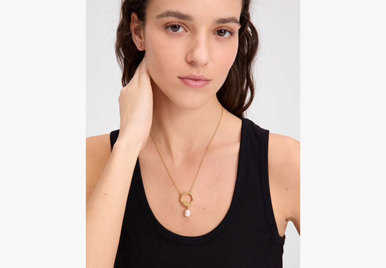Kate Spade Ropes & Knots Statement Pendant
