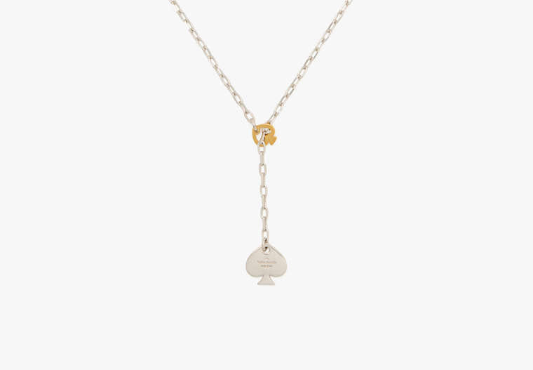Kate Spade Statement Spade Lariat Necklace