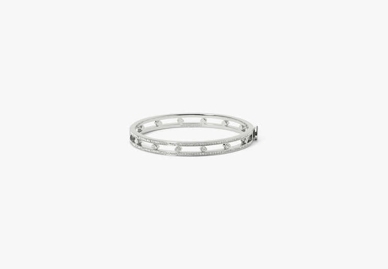 Kate Spade Cut To The Chase Pave Spade Hinge Bangle