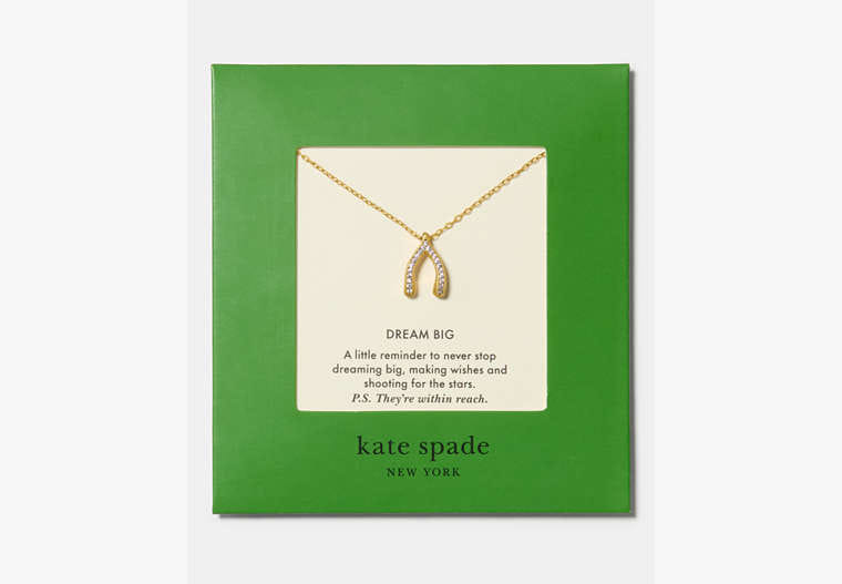 Kate Spade Dream Big Carded Pendant