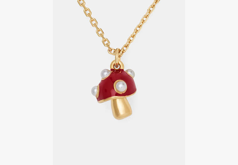 Kate Spade Secret Garden Mushroom Pendant