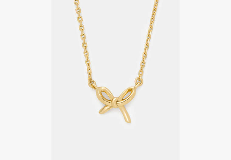 Kate Spade Girlie Pearlie Mini Bow Pendant