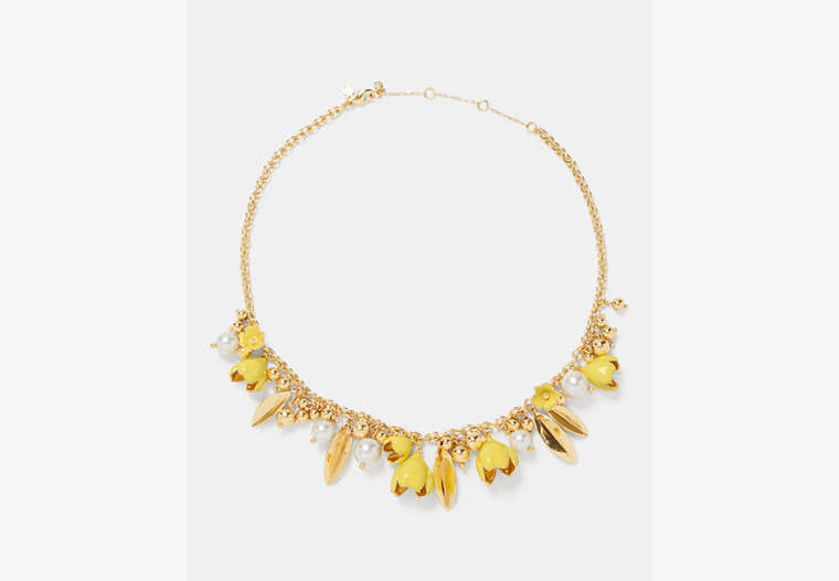 Kate Spade Golden Bloom Statement Necklace