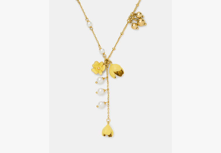 Kate Spade Golden Bloom Y Necklace