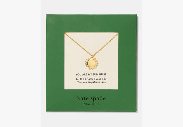 Kate Spade You Are My Sunshine Pendant