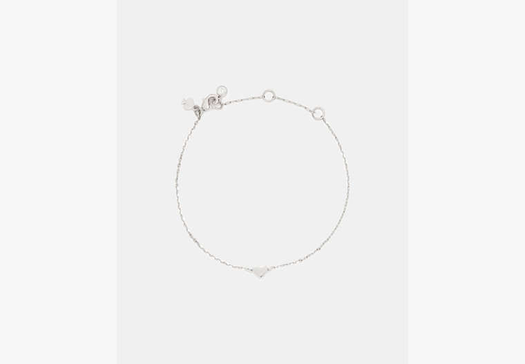 Kate Spade You're A Gem Metal Mini Heart Bracelet