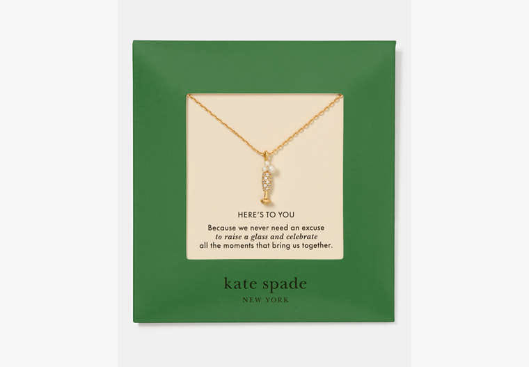 Kate Spade Gifting Here's To You Pendant