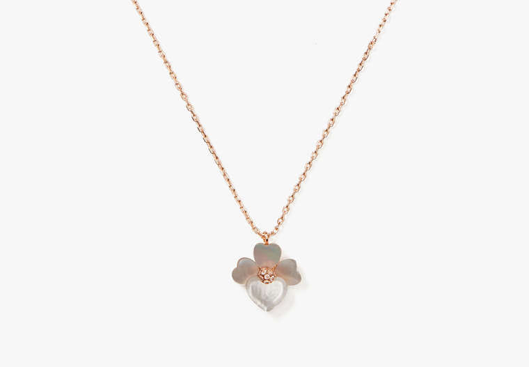 Kate Spade Precious Pansy Mini Pendant