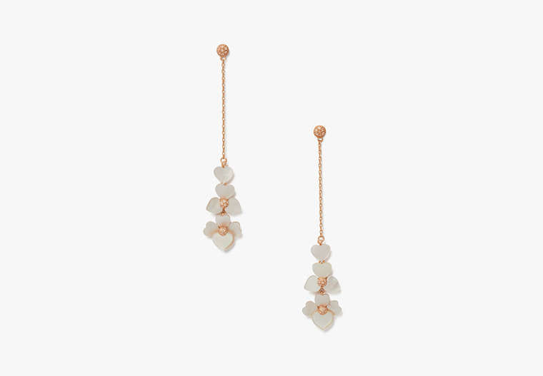 Kate Spade Precious Pansy Linear Earrings