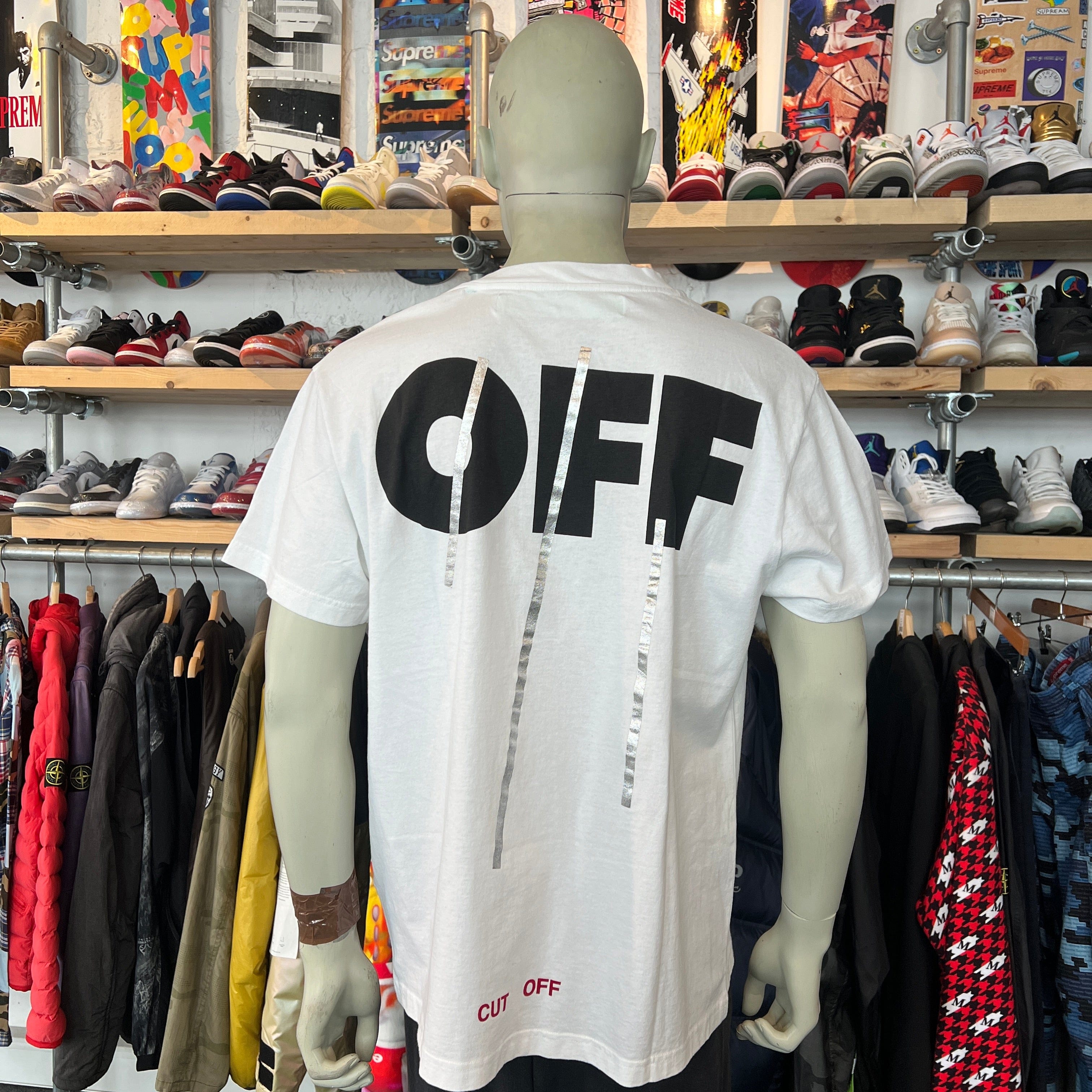 Off White Cut Off T-Shirt