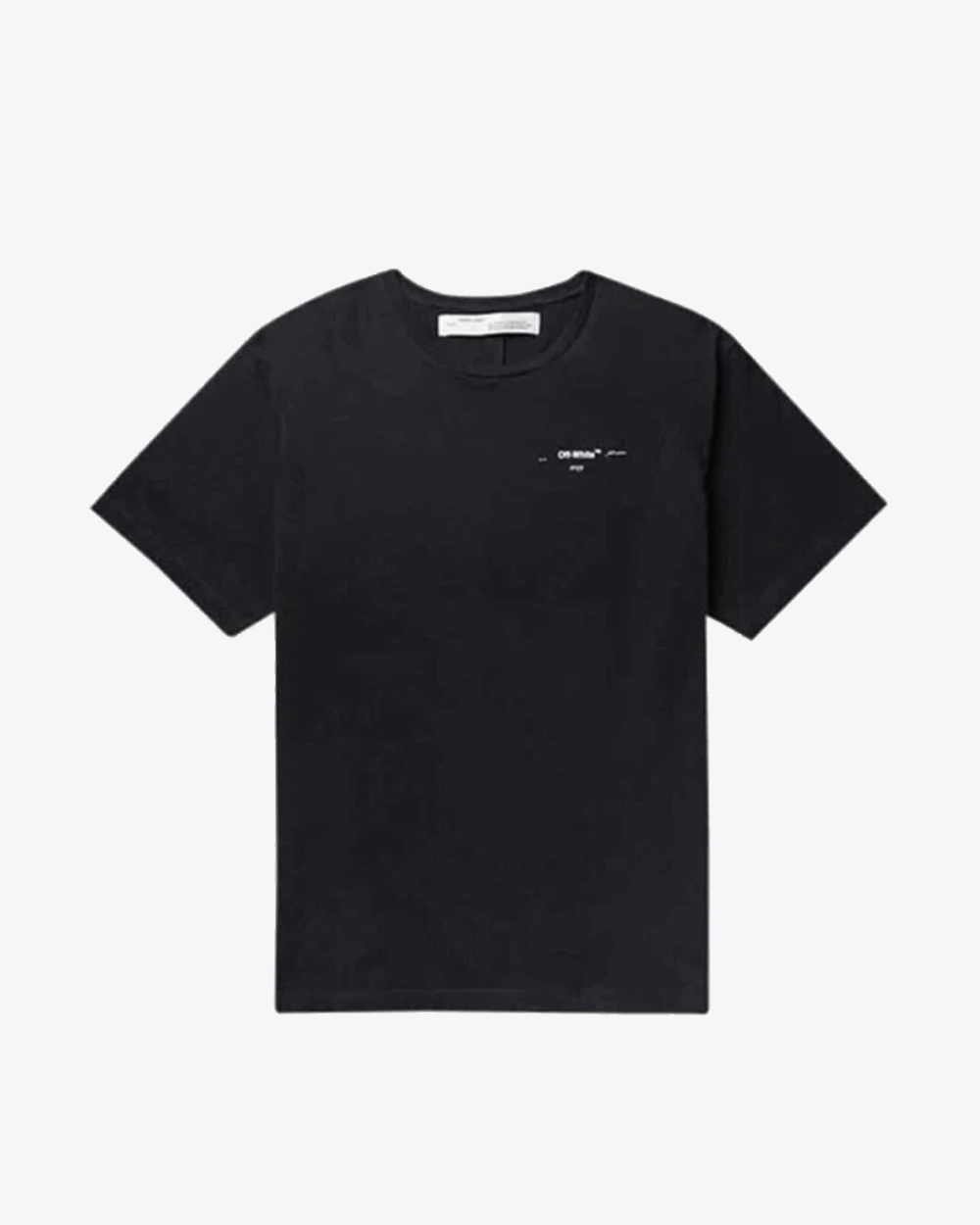 OFF WHITE 3D LINE MARKERS BLACK T-Shirt