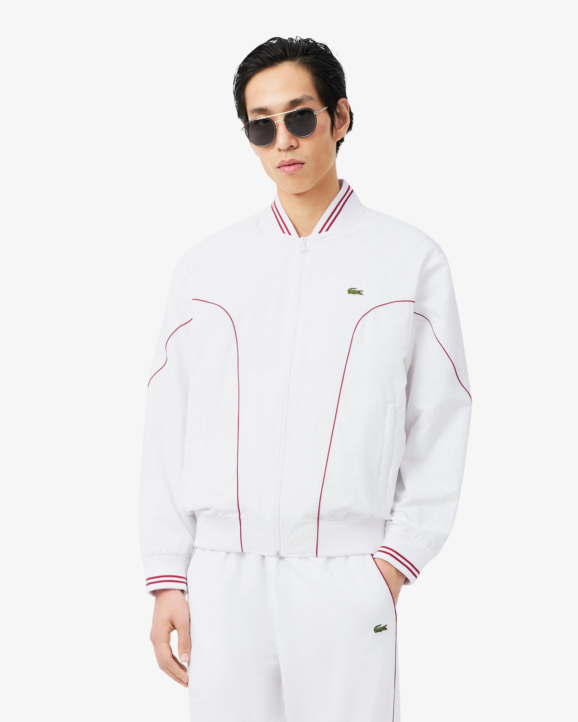 Lacoste Chaqueta de chandal con logo Relaxed Lacoste Re - edition para hombre