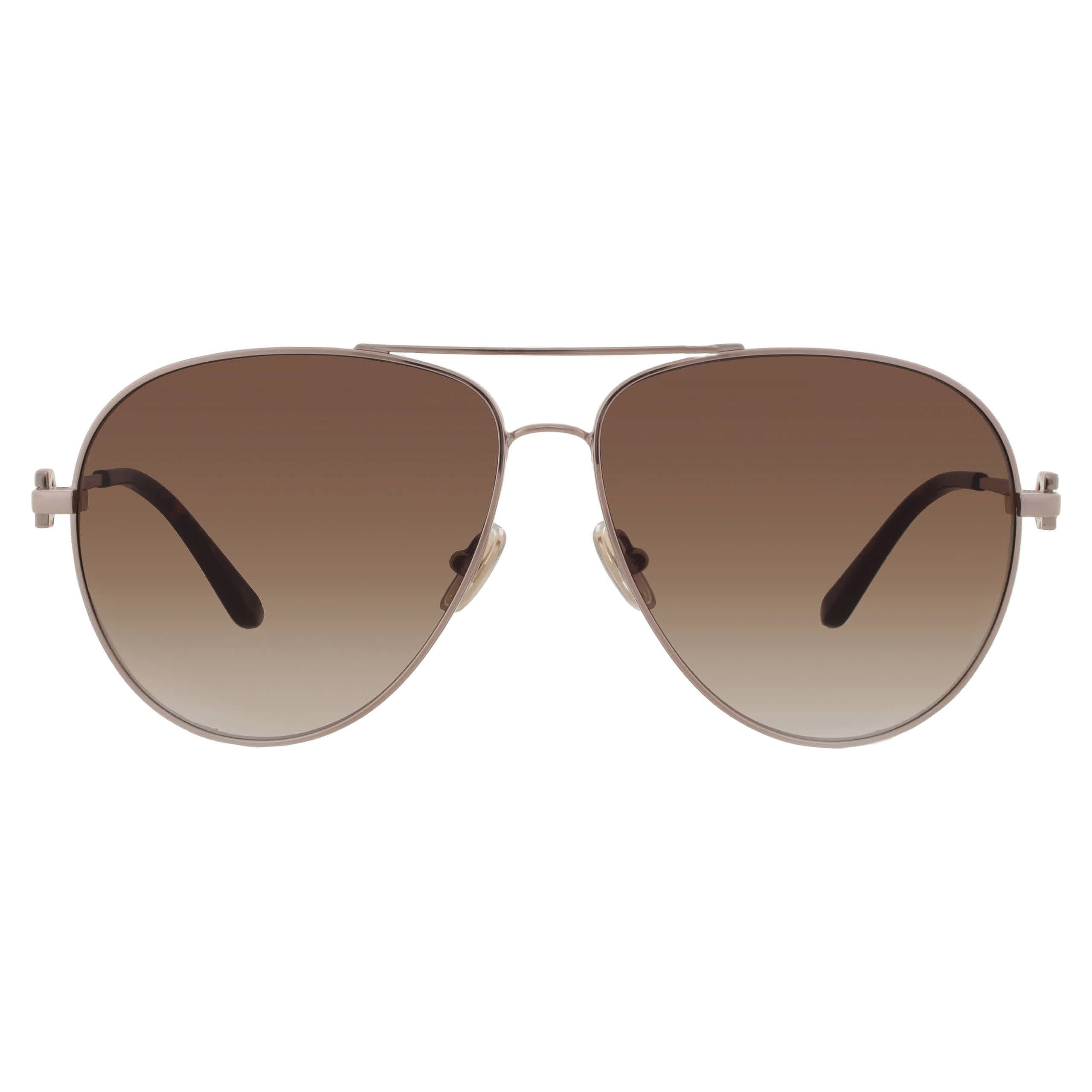 Ferragamo Brown Gradient Pilot Men's Sunglasses SF269S 718 61