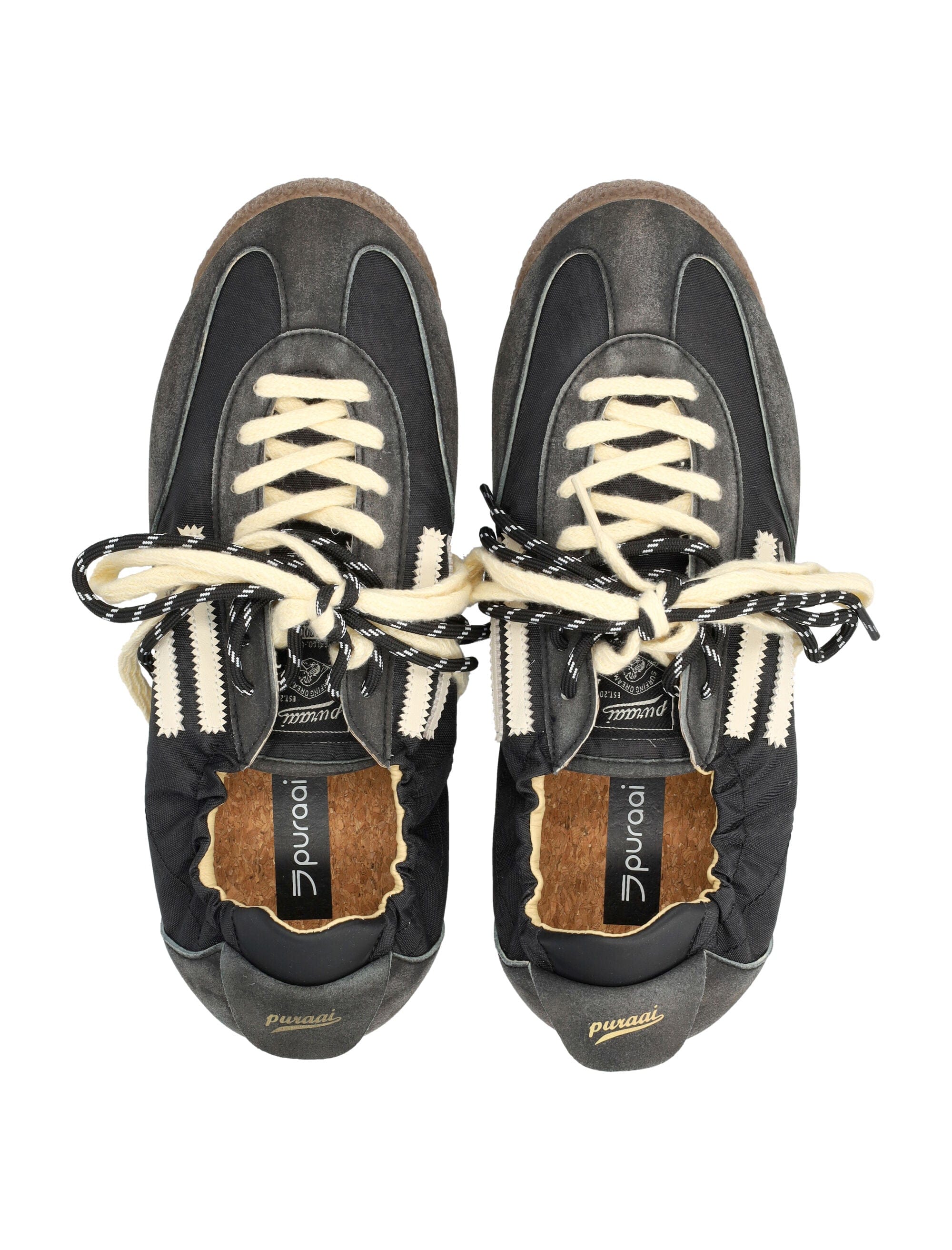 Vintage Panther Vintage Nylon Suede Sneakers