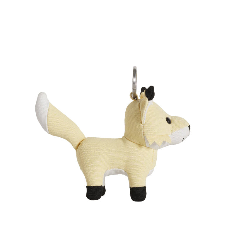 Maison Kitsuné Fox Bag Charm - Straw