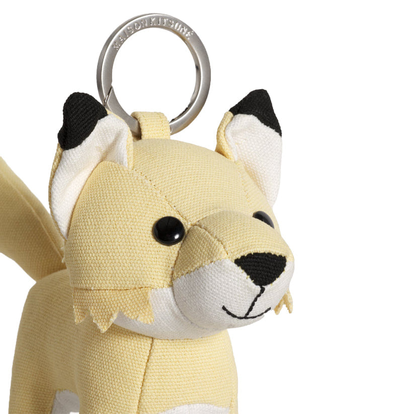 Maison Kitsuné Fox Bag Charm - Straw
