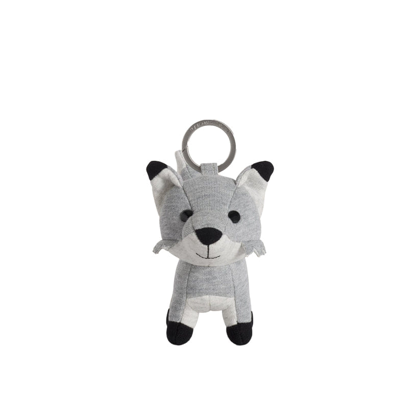 Maison Kitsuné Fox Bag Charm - Grey Melange