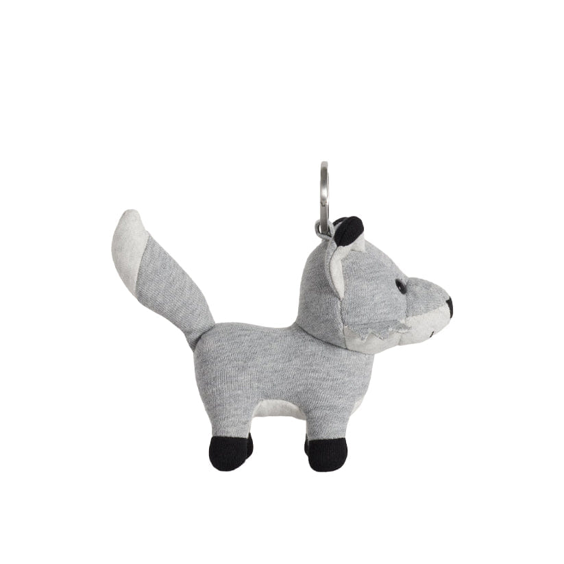 Maison Kitsuné Fox Bag Charm - Grey Melange
