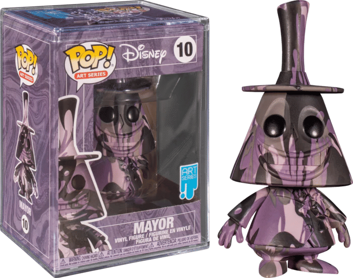 Funko Pop! Mayor 10 Art Series Nightmare Before Christmas in Pop Stack Vinyl Figure in PopShield Protector