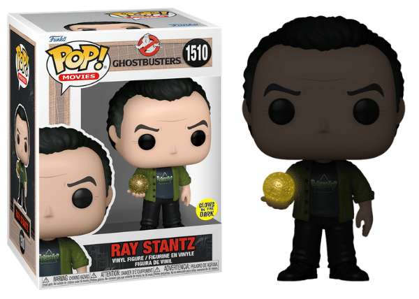 Funko Pop! Ray Stantz, with Golden Orb, Glow in the Dark, Ghostbusters 1510 Vinyl Figure in PopShield Protector