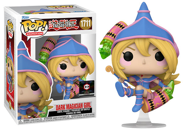 Funko Pop! Dark Magician Girl w/ Cylinders, Yu - Gi - Oh! 1711 - Chalice Collectibles Exclusive Vinyl Figure in PopShield Protector