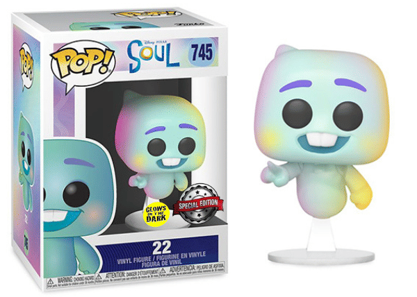 Funko Pop! 22 Glow in the Dark, Soul 745 - Special Edition Exclusive Vinyl Figure in PopShield Protector