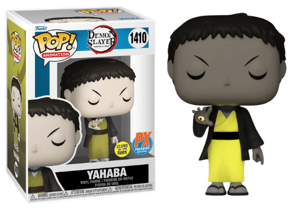 Funko Pop! Yahaba Glow in the Dark, Demon Slayer 1410 - Previews Exclusive Vinyl Figure in PopShield Protector
