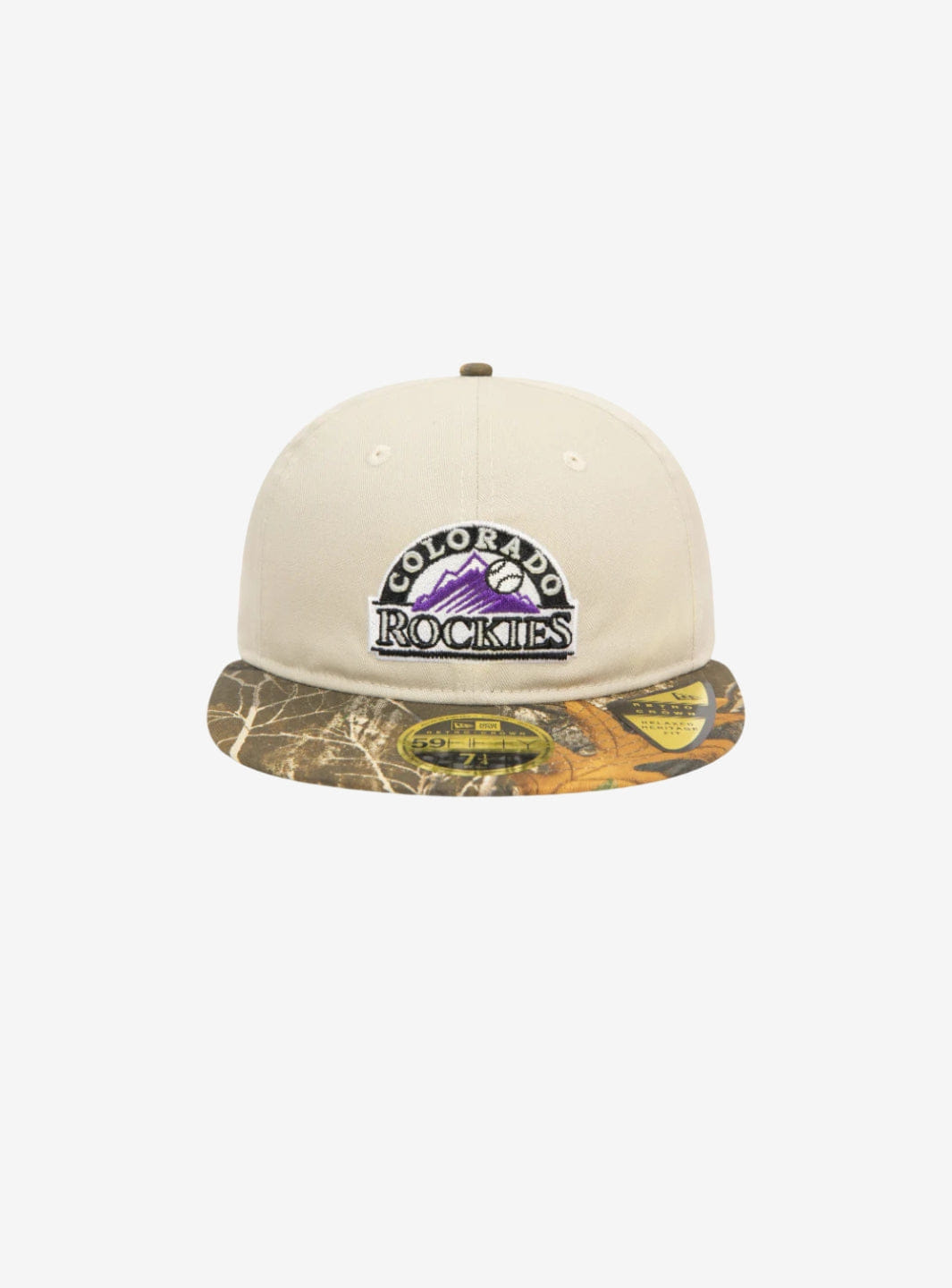 New Era Colorado Rockies Retro Crown 59FIFTY Real Tree Camo