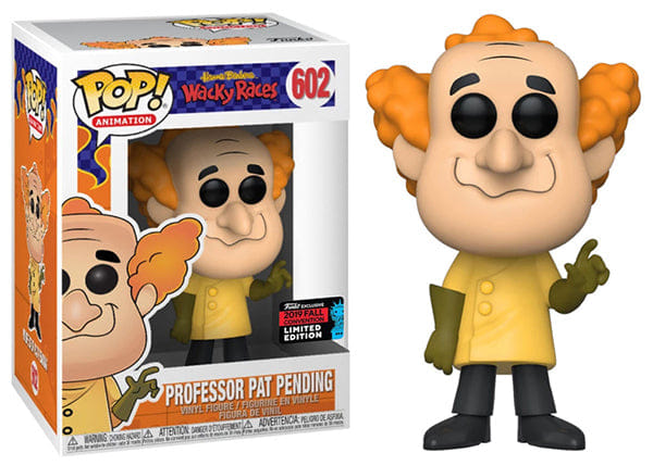 Funko Pop! Professor Pat Pending Wacky Races 602 - 2019 Fall Convention Exclusive Vinyl Figure in PopShield Protector