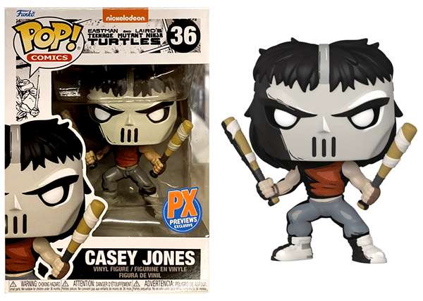 Funko Pop! Casey Jones Comics, Teenage Mutant Ninja Turtles 36 - Previews Exclusive Vinyl Figure in PopShield Protector