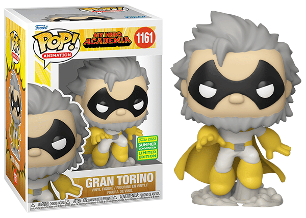 Funko Pop! Gran Torino My Hero Academia 1161 - 2022 Summer Convention Exclusive Vinyl Figure in PopShield Protector