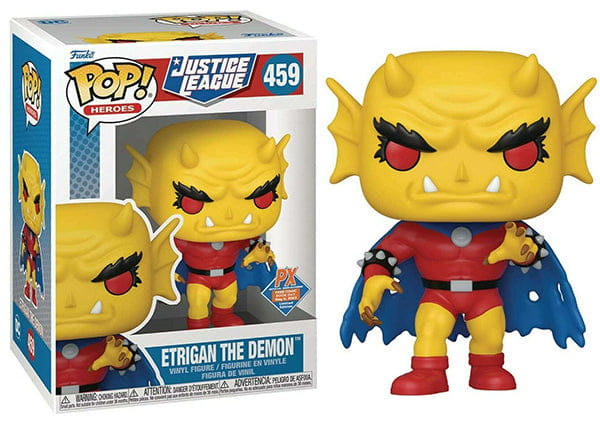 Funko Pop! Etrigan the Demon Justice League 459 PX Free Comic Book Day – Previews Exclusive Vinyl Figure in PopShield Protector