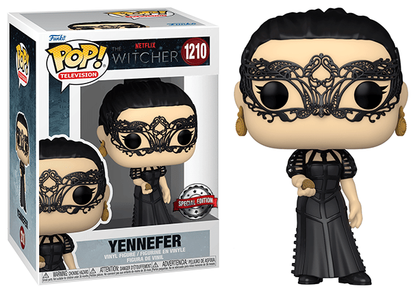Funko Pop! Yennefer Lace Mask, Netflix The Witcher 1210 - Special Edition Exclusive Vinyl Figure in PopShield Protector