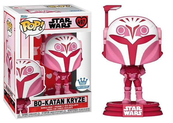 Funko Pop! Bo - Katan Kryze Pink, Clone Wars 497 - Funko Shop Excusive Vinyl Figure in PopShield Protector