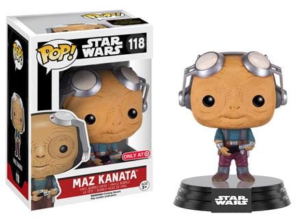 Funko (Light Box Damage) Funko Pop! Star Wars The Force Awakens Maz Kanata (Goggles Up) Exclusive #118