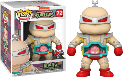 Funko (Box Damage) Funko Pop! Nickelodeon Teenage Mutant Ninja Turtles Krang 6 Inch (Special Edition Sticker) #72