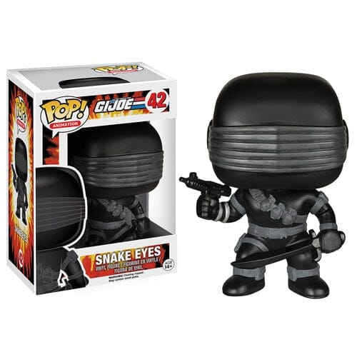 Funko (Light Box Damage) Funko Pop! G.I. Joe Snake Eyes (Bait Pre - Release Sticker Exclusive) #42
