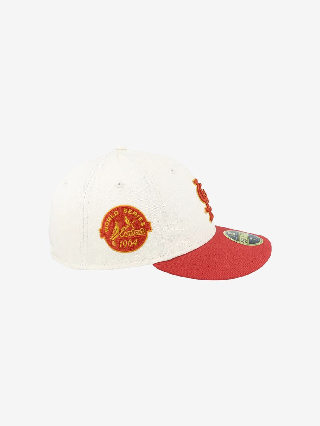 New Era St. Louis Cardinals Seasonal World Series 59FIFTY Low Profile Natural/Red Fitted