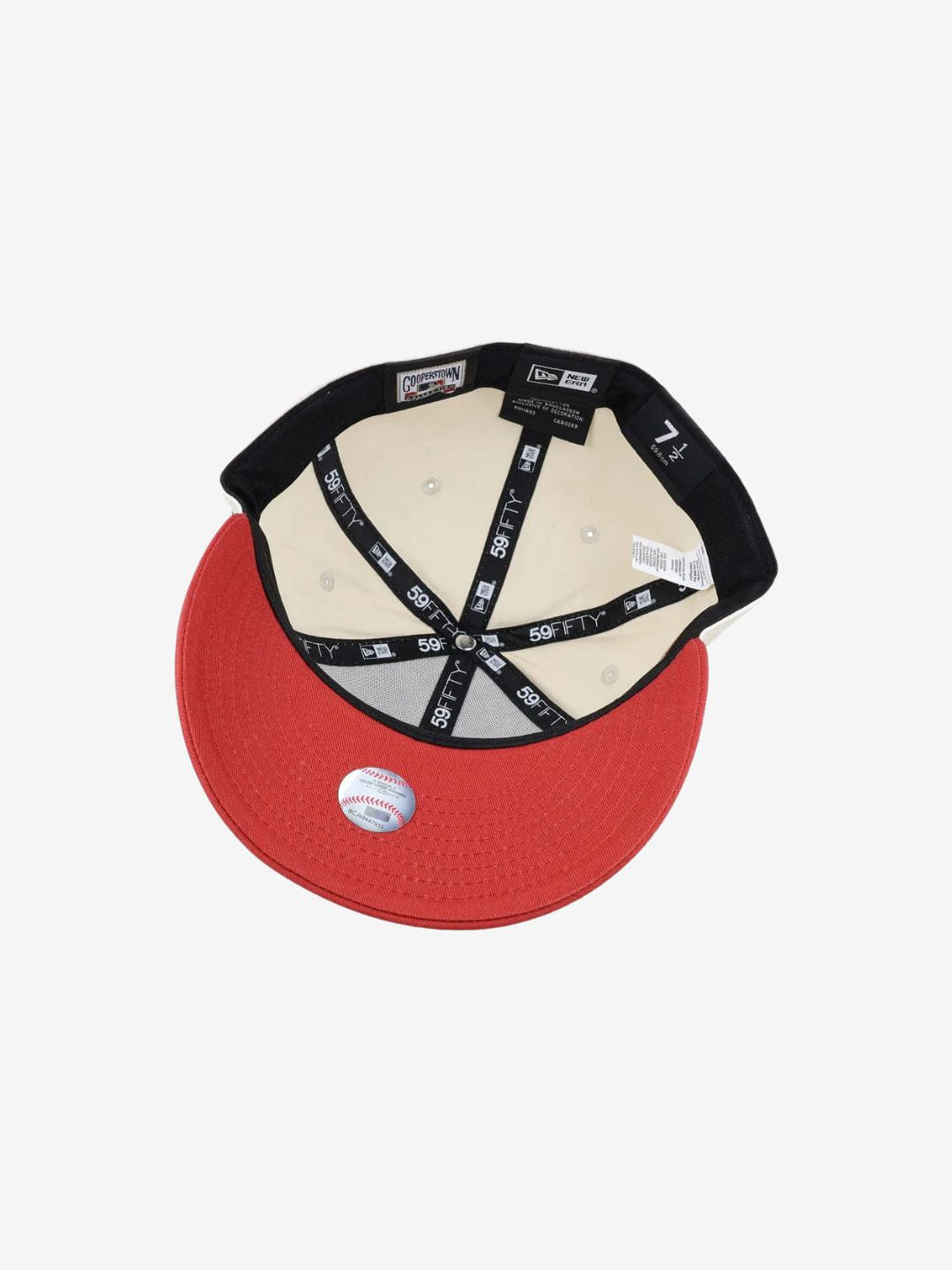 New Era St. Louis Cardinals Seasonal World Series 59FIFTY Low Profile Natural/Red Fitted