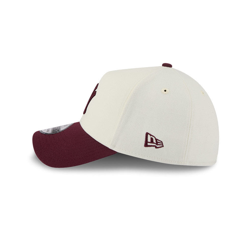 New Era N.Y Yankees 39Thirty A - Frame Stretch - Fit Cap (Cream/Burgundy)