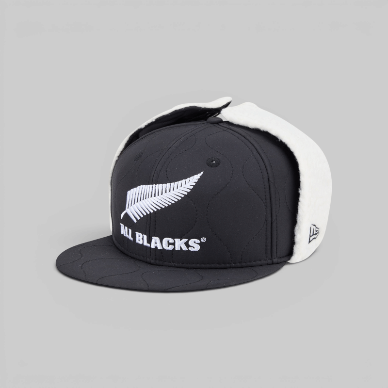 New Era All Blacks 59Fifty Fitted Quilted Dog Ear