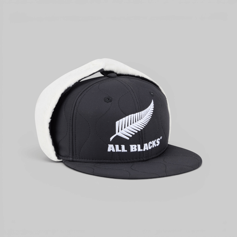 New Era All Blacks 59Fifty Fitted Quilted Dog Ear
