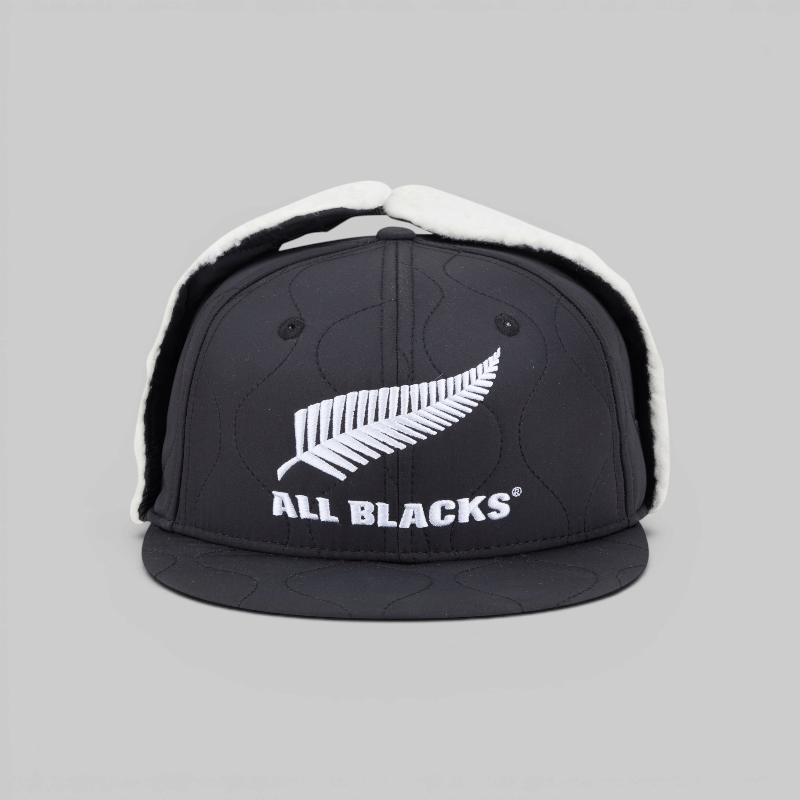 New Era All Blacks 59Fifty Fitted Quilted Dog Ear