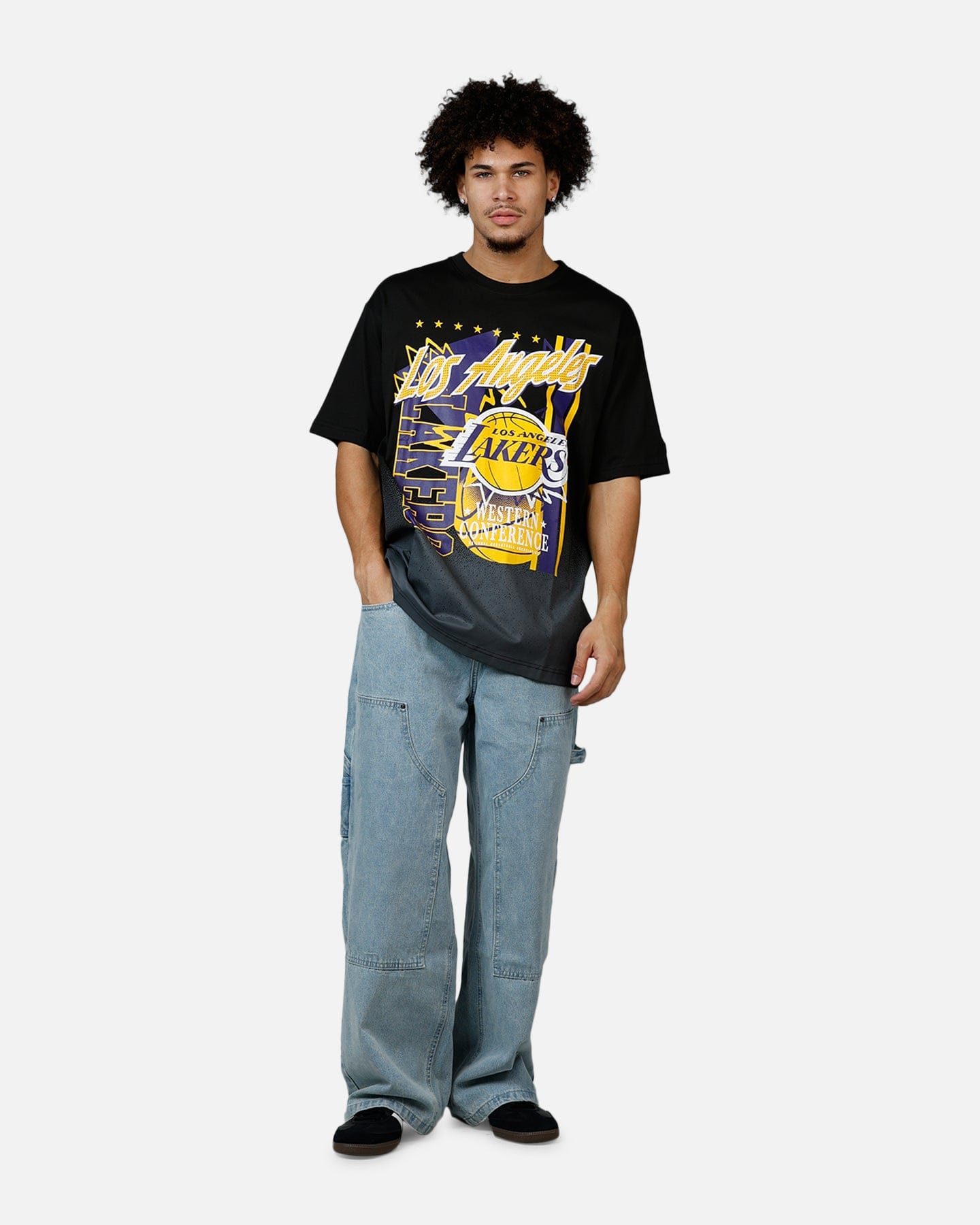 New Era Los Angeles Lakers Sport Class T - Shirt Black