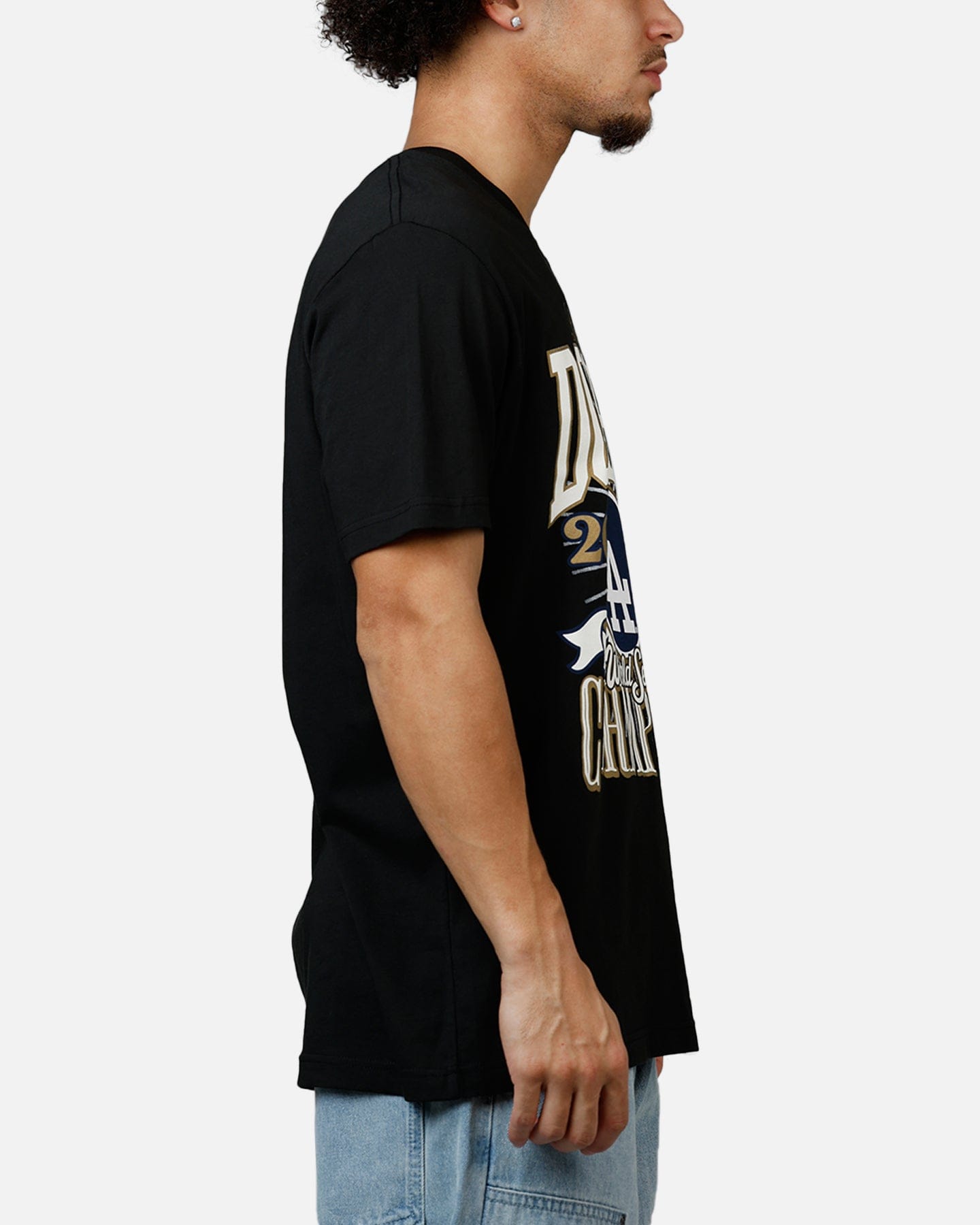 New Era Los Angeles Dodgers World Series Champs T - Shirt Black