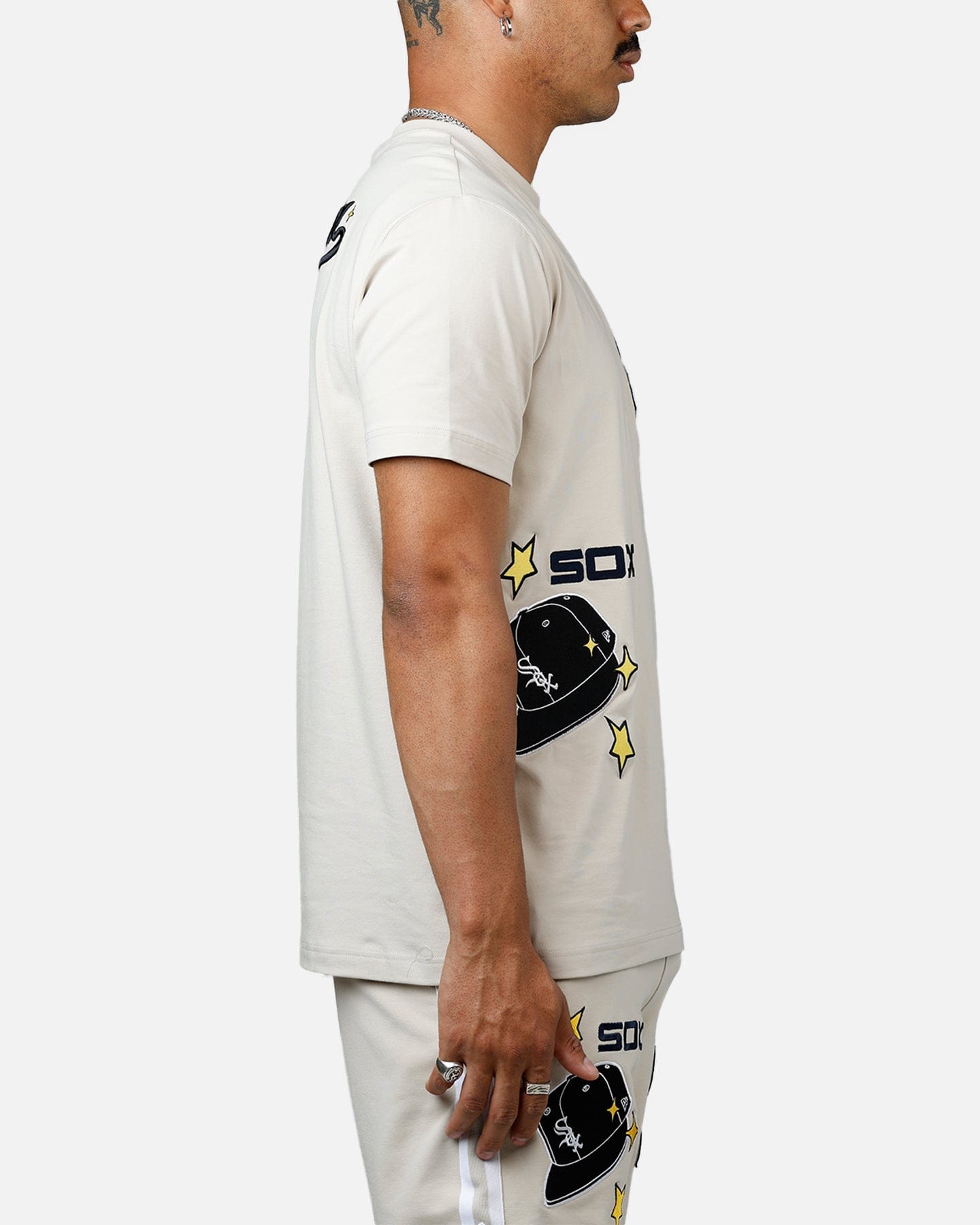 New Era Chicago White Sox Logo Select Summer T - Shirt Stone